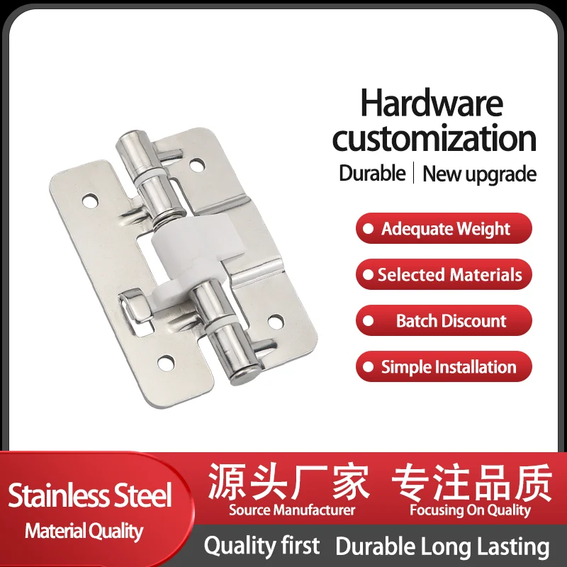 

Commercial 304 Stainless Steel Concealed Cabinet Door Load-Bearing Hinge Welding Industrial Equipment Box