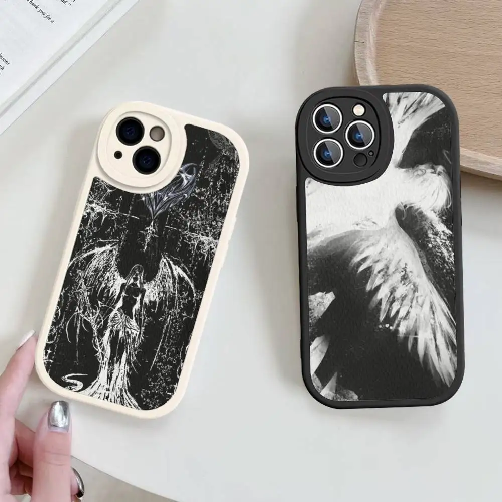 

Gothic Coquette Cybersigilism Phone Case Hard Leather For IPhone 16 15 14 13 12 Mini 11 14 Pro Max Xs X Xr 7 8 Plus Fundas