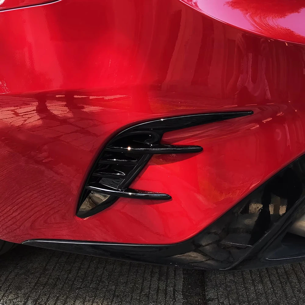 2Pcs For Kia Stinger 2018-2023 LHD/RHD ABS Front Fog Lamp Air Outlet Cover Rear Fog Lamp Air Outlet Cover Accessories - view 2