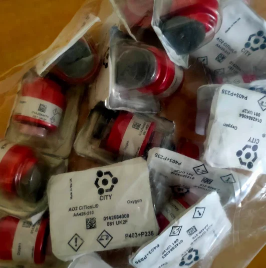 Brand New AO2 PTB-18.10 AA428-210 Made in UK Original CITY Oxygen Battery Gas Sensors in Stock