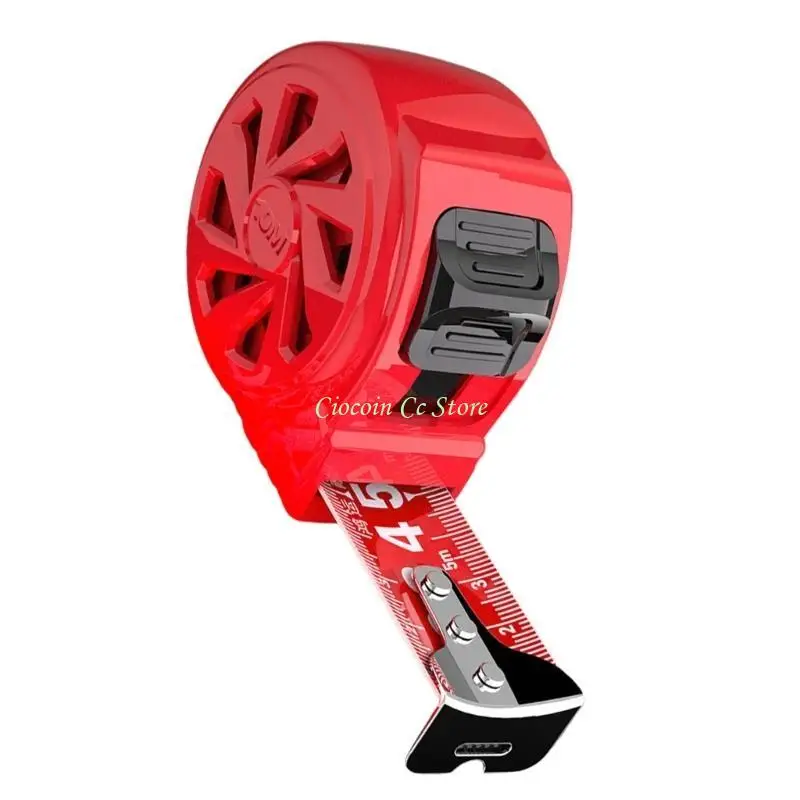 X90F High Visibility Red Measuring Tape Thickened Measure for Various Measurements