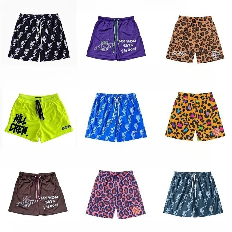 2025 mais vendido novo verão estampado 3D americano na moda masculina shorts respiráveis de secagem rápida, shorts de basquete, shorts de praia.