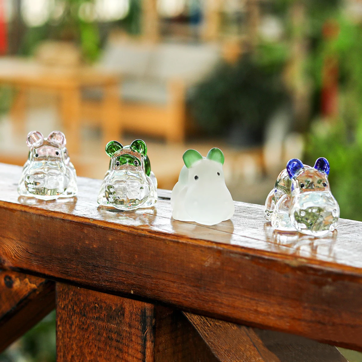 Crystal Hippo Paperweight Feng Shui Glass Decoration Simulation Mini Ornaments Cartoon Animal Gift Souvenir for Desk Decoration