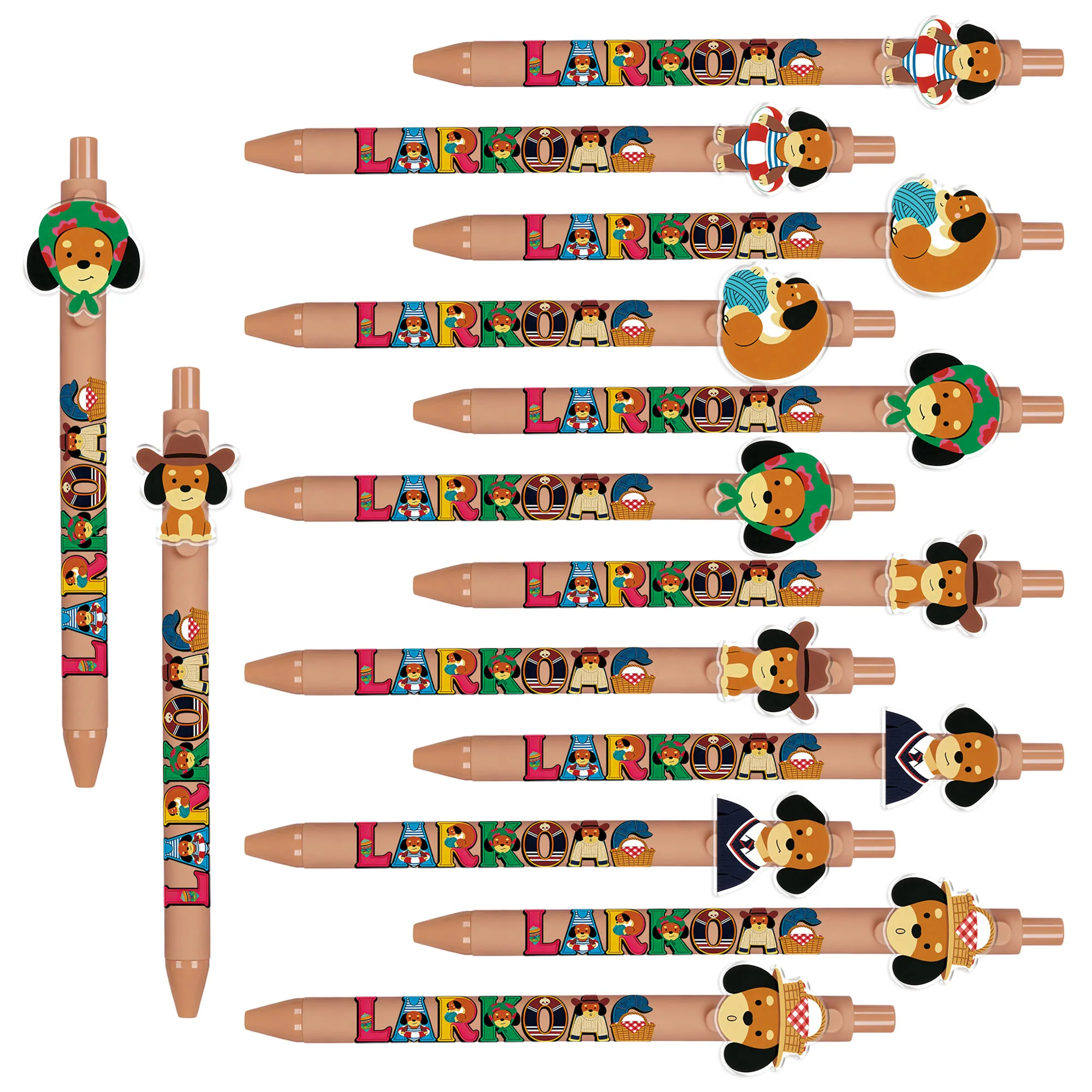 

6 шт./14 шт. милых шариковых ручек с рисунком таксы — милые ручки-автоматы для любителей животных