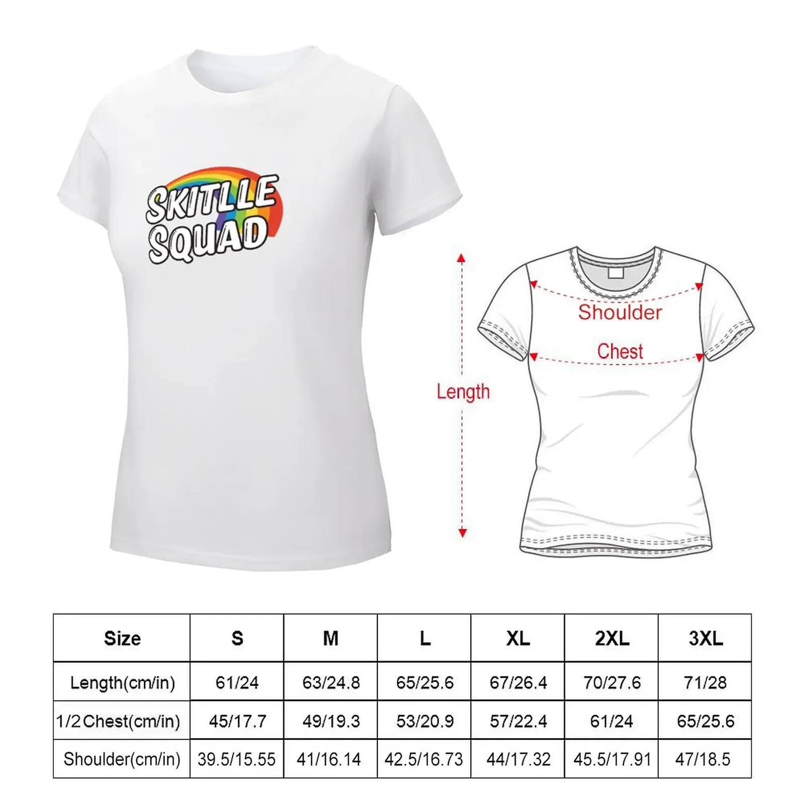 Pride Skittle Squad T-shirt animal print shirt for girls female t-shirt dress for Women plus size