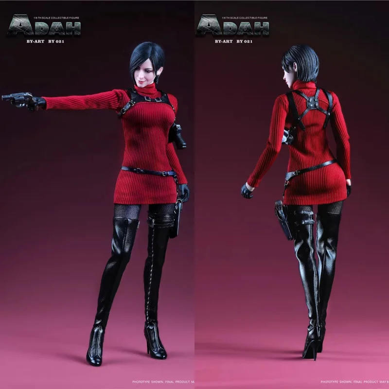 

2025 НОВЫЙ BY-ART BY-021 1/6 ADAH Ada Wong Mysterious Agent Red Battle Одежда для выживания Игра Mystery Spy Комплект одежды Fit Toy