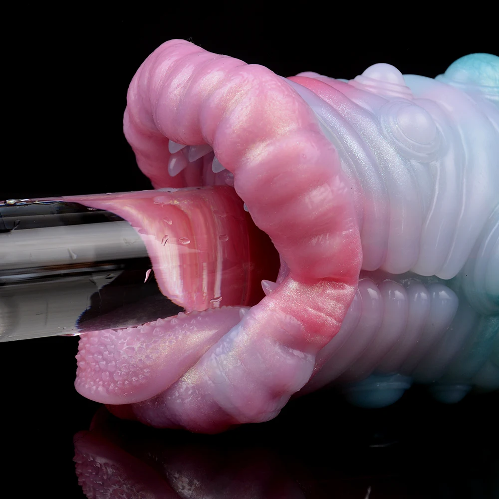 GEEBA الخيال دودة البحر العميق سيليكون ذكر الموزه الكبار الرجال الجنس لعب جيب كس الضارب واقعية المهبل Onahole الجنس متجر #4