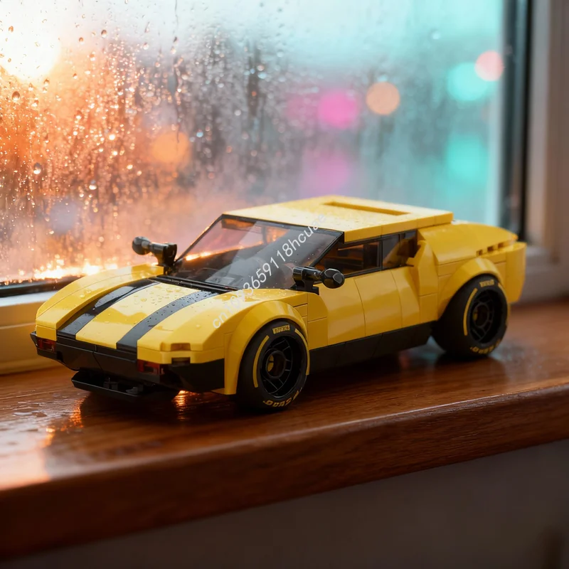 

201pcs MOC City Champions De Tomaso Pantera Model Building Toy Blocks Architecture Christmas Gift DIY Assemble Creative Idea