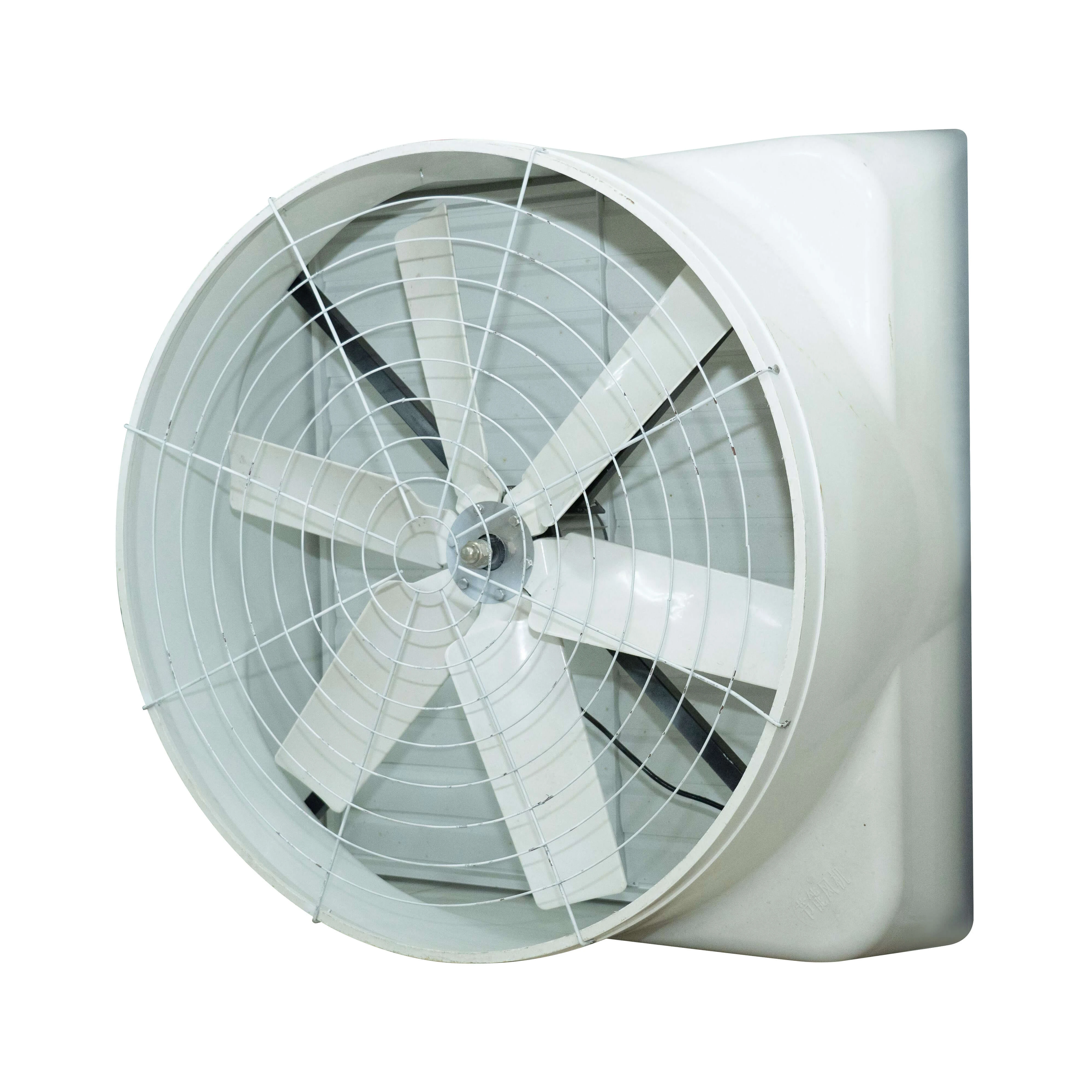 Powerful Ventilation FRP Cone Exhaust Fan for Poultry Farm Fiberglass Exhaust Box Fan