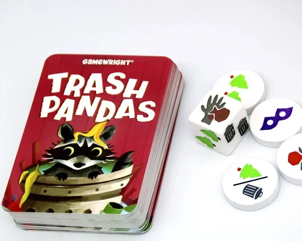 لعبة Trash Pandas Board Game Party Family Strategy Game ألعاب الورق المثيرة للاهتمام (النسخة الإنجليزية)