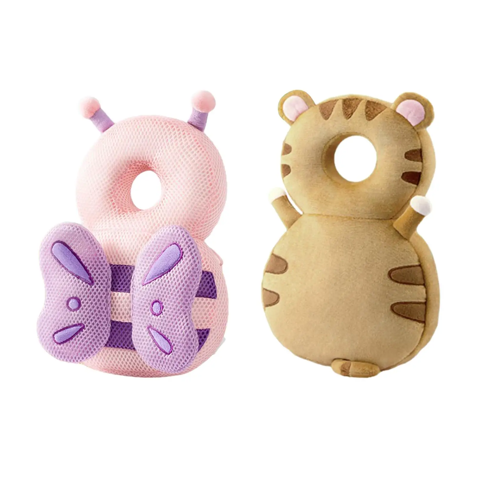 Protège-tête portable en forme d'animal doux pour bébé, protection dorsale mignonne pour la marche, nourrissons et enfants