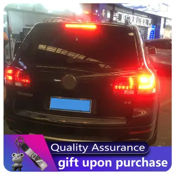 Auto zadní světla pro Volkswagen VW Touareg 2003-2010 zadní světlo DRL zadní světlo blinkr LED upravené brzdy automatické příslušenství 10 nejlepší prodej LED zadní světla pro VW Touareg - №3