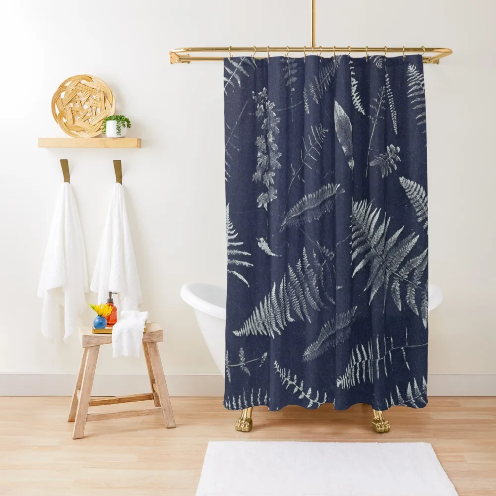 

Botanical Fern Shower Curtain Waterproof Fabric Bathroom For Bathrooms With Beautiful Designs Curtain