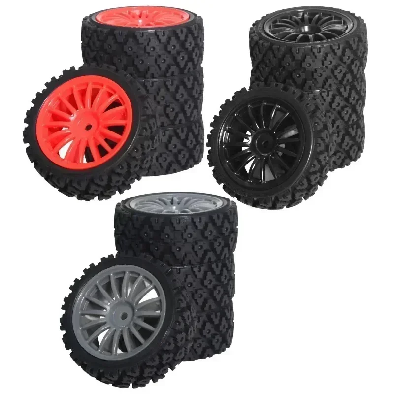 4x68 мм обод колеса, износостойкая шина 1/10 RC Upgrade 1/10 RC раллийный автомобиль для XV01 XV02 Запчасти Модель Багги Аксессуары RC Hobby Car