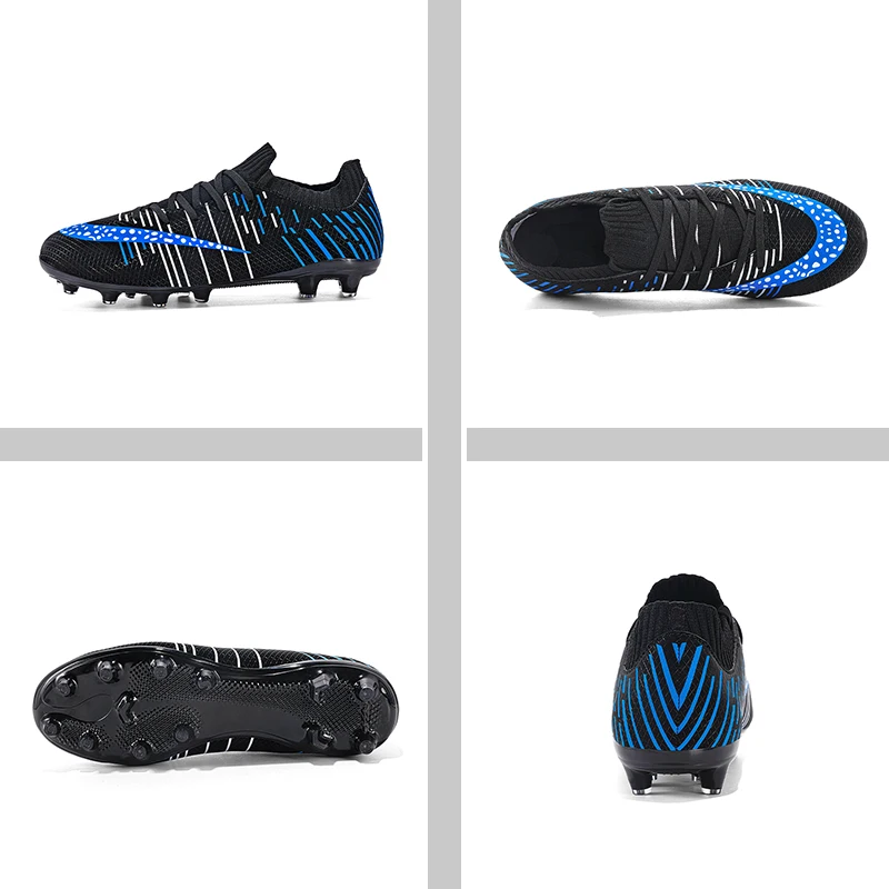 Original Mens Soccer Shoes Turf Soccer Cleats Outdoor Breathable Children's Football Shoes Training Sport Footwear New Arrival