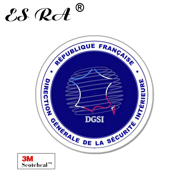 DGSI Directorate General Military Stickers Laptop Decals Pegatinas Waterproof for Helmet Pitcher Suitcase