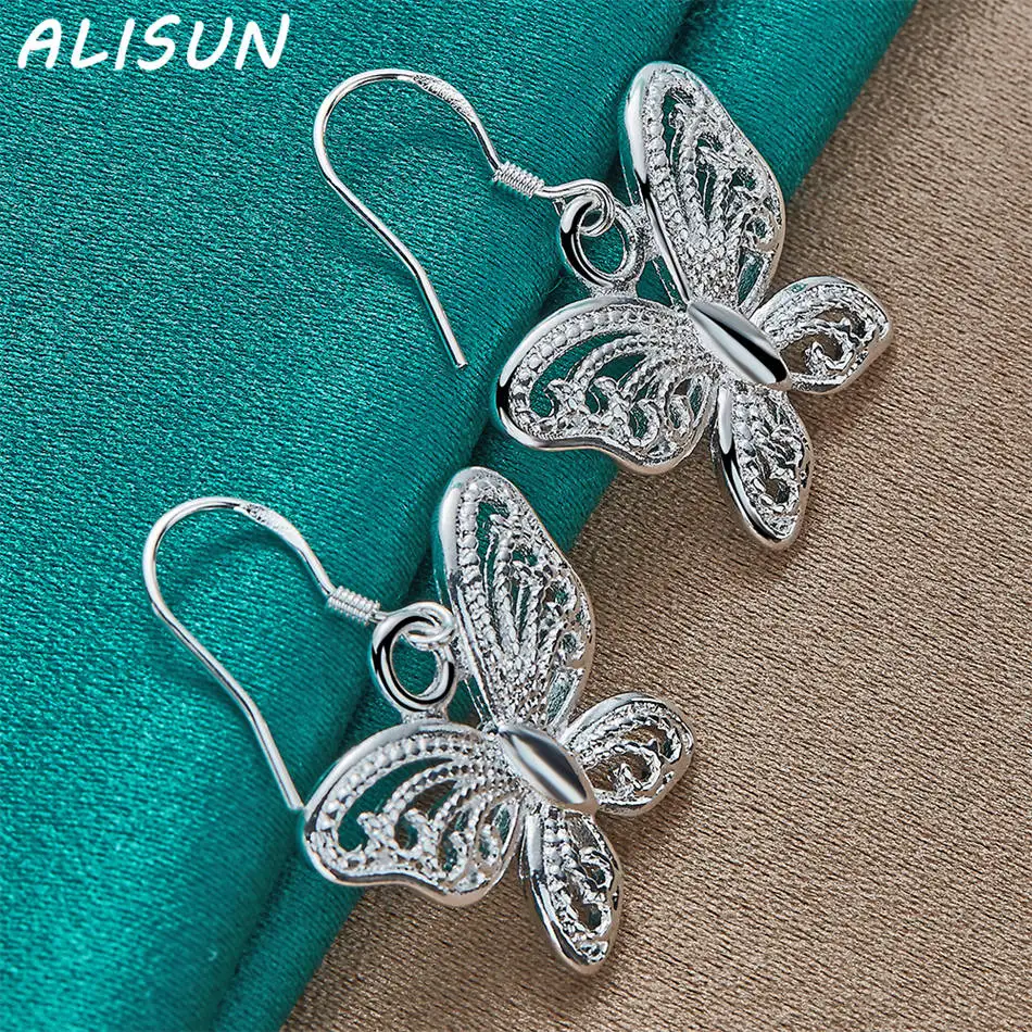 ต่างหูเงินแท้ 925 รูปผีเสื้อ ดีไซน์เก๋ ของขวัญสุดสร้างสรรค์ เหมาะกับทุกโอกาส ทั้งงานปาร์ตี้และใส่ในชีวิตประจำวัน