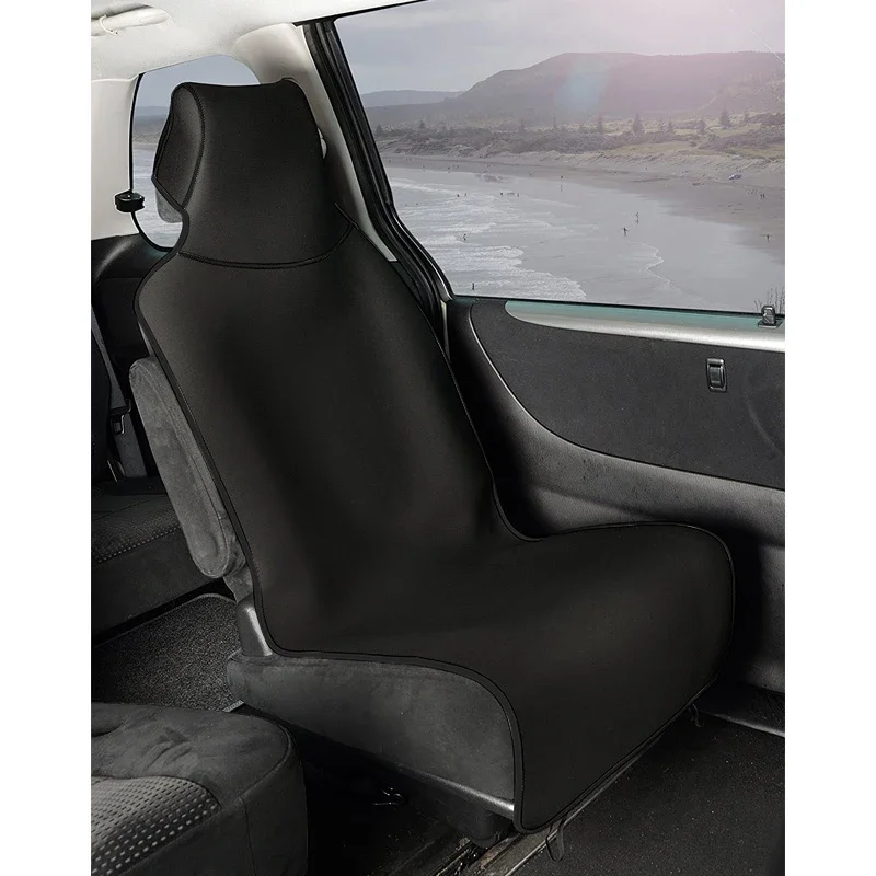 1 قطعة وسادة مقعد السيارة حامي السيارة أسود عالمي صالح للسيارة جميع أنواع المقاعد سيارات الدفع الرباعي حماية مقاومة للماء أسود/رمادي/أحمر
