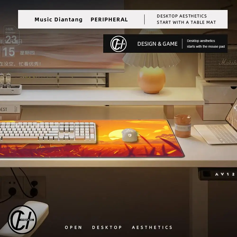 1000x500 The Lion King Mouse Pad Cartoon Lockedge Large Gaming Pad Computer Gamer Keyboard Mat Desk Mousepad PC Desk Pad