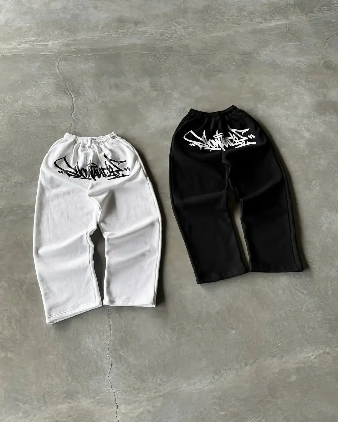 

Slowandly Pants New Fashion Cartoon Printing Loose Casual pants Men Clothing Y2K Harajuku Hip Hop Casual Cotton Straight Trouser