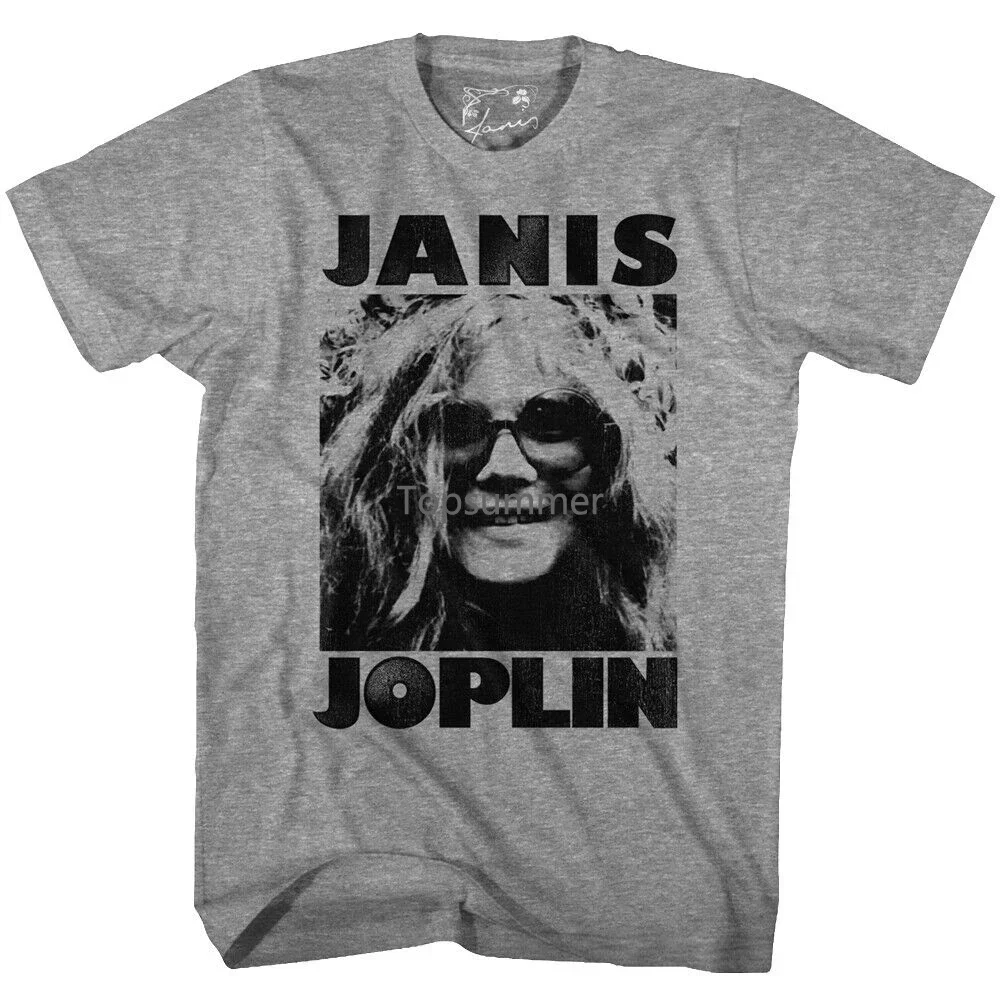 Janis Joplin Candid Photo Men'S T Shirt Rock Star Legend Soul Blues Singer