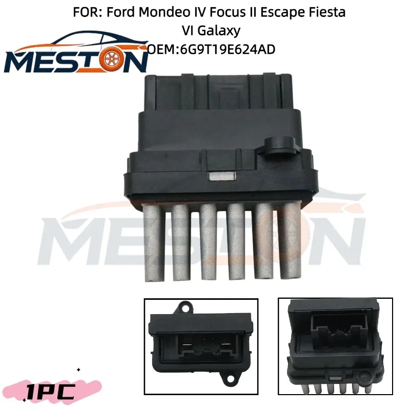 High quality New Heater Fan Blower Resistor OEM1433503 6G9T19E624AE For Ford Galaxy Focus