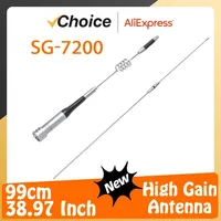 Mobile Antenna SG-7200 Dual Band UHF/VHF 6.0dBi Car Clip Mount RB-400 5M Cable Magnetic Base For Car Mobile Radio BJ-380 KT8900D
