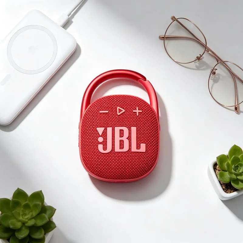 JBL CLIP4 Compact Waterproof Sound Box For Hiking Beach Shower And Home