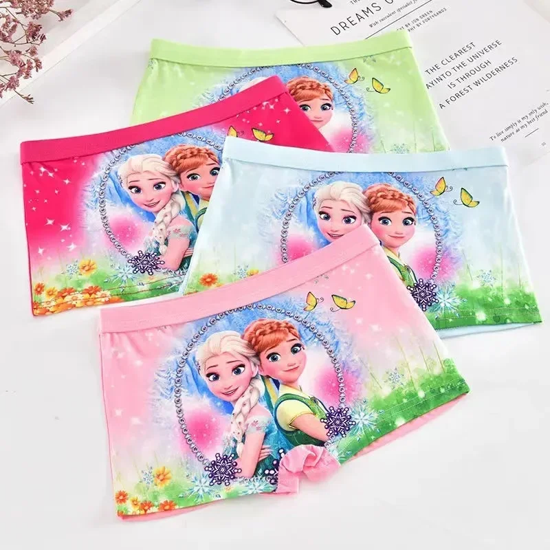 12 Pcs/Lot Children Underwear Baby Boy Girl Panties Cartoon 3D Frozen Anna Elsa Sofia Spiderman Kid Underpants Breathable Briefs