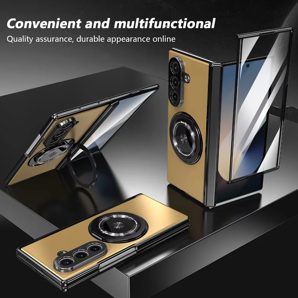 For Magsafe Magnetic 360°Full Screen Protection Case For Samsung Galaxy Z Fold 8 Ultra 7 6 5 4 3 5G Ring Holder Cover For Fold8 - view 6