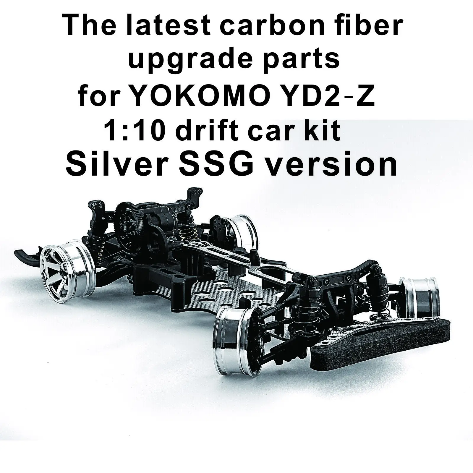 High-quality 3K Carbon Fiber Upgrade Kit for newest YOKOMO YD2-Z 1:10 RC Drift Car rc car parts  1/10 remote control drift car