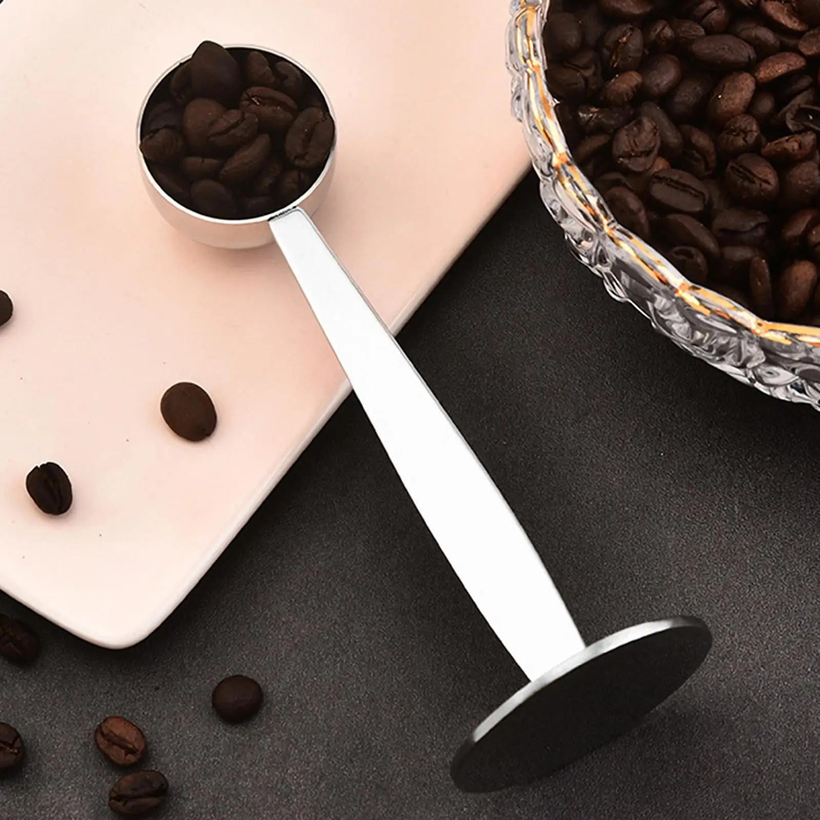 Łyżka do kawy łatwa w czyszczeniu, miarka do kawy do odmierzania ziaren kawy.