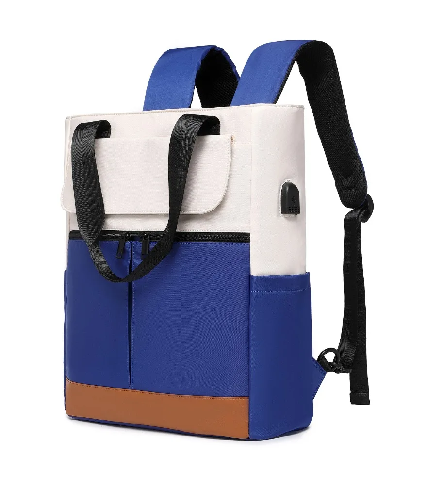 Laptop handbag fashion backpack men and women with usb travel bag outdoor backpack