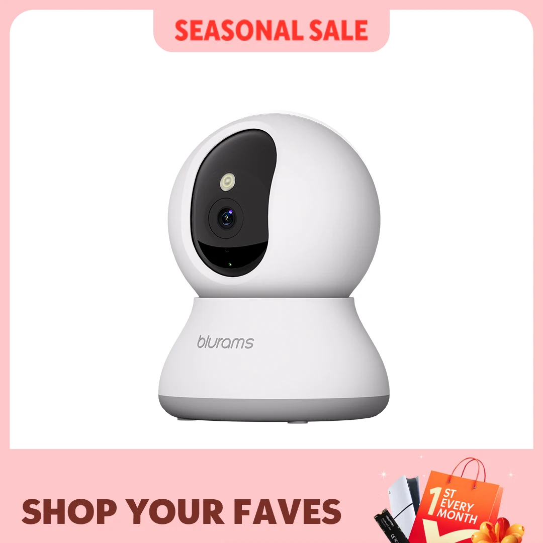 Caméra de sécurité intérieure 2 pièces 2K, caméra de sécurité domestique pour chien/ancien, caméra de sécurité avec mise à jour d'appel à une touche A31S-2pc