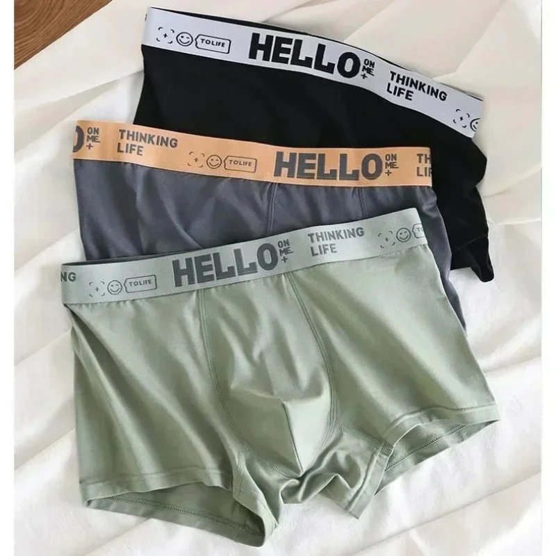 

Мужское нижнее белье, боксеры, мягкие удобные дышащие спортивные шорты, нижнее белье-боксеры, высокоэластичные трусы для мальчиков, боксеры для мужчин