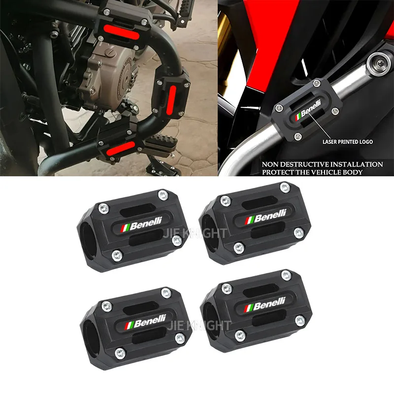 Para benelli trk502 trk502x trk 702 251 800 502 trk 502x leoncino 250 barra de acidente do motor da motocicleta proteção pára-choques guarda bloco