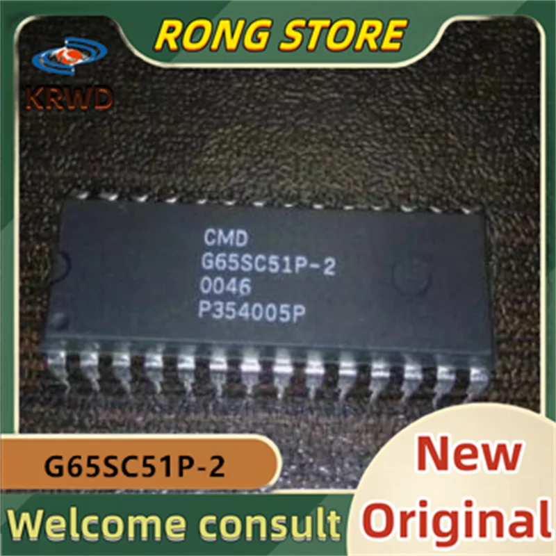 2PCS G65SC51P-2 New original  G65SC51P DIP28