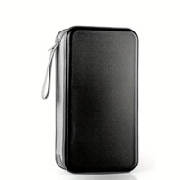 CD Holder, 96 Capacity CD/DVD Case Holder Portable Wallet Storage Organizer Hard Plastic Protective Storage Holder for Car Trave