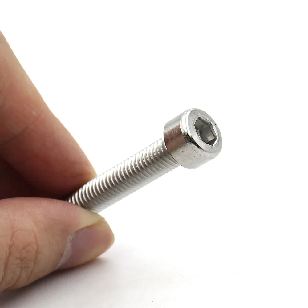 50-5pcs M1.6 M2 M3 M4 M5 M6 M8 CM 304 A2-70 Stainless Steel Hexagon Hex Socket Cylinder Cap Head Screws Bolt DIN912 L=3-60mm