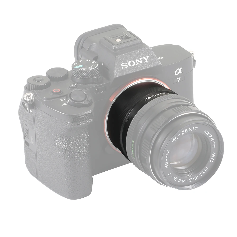 FOTGA อะแดปเตอร์แหวน/ไม่มี Baffle สําหรับ M42 42 มม.สกรูเลนส์สําหรับ Sony E-Mount A7CR A6700 A7CII A9III a7RIV อะแดปเตอร์กล้อง