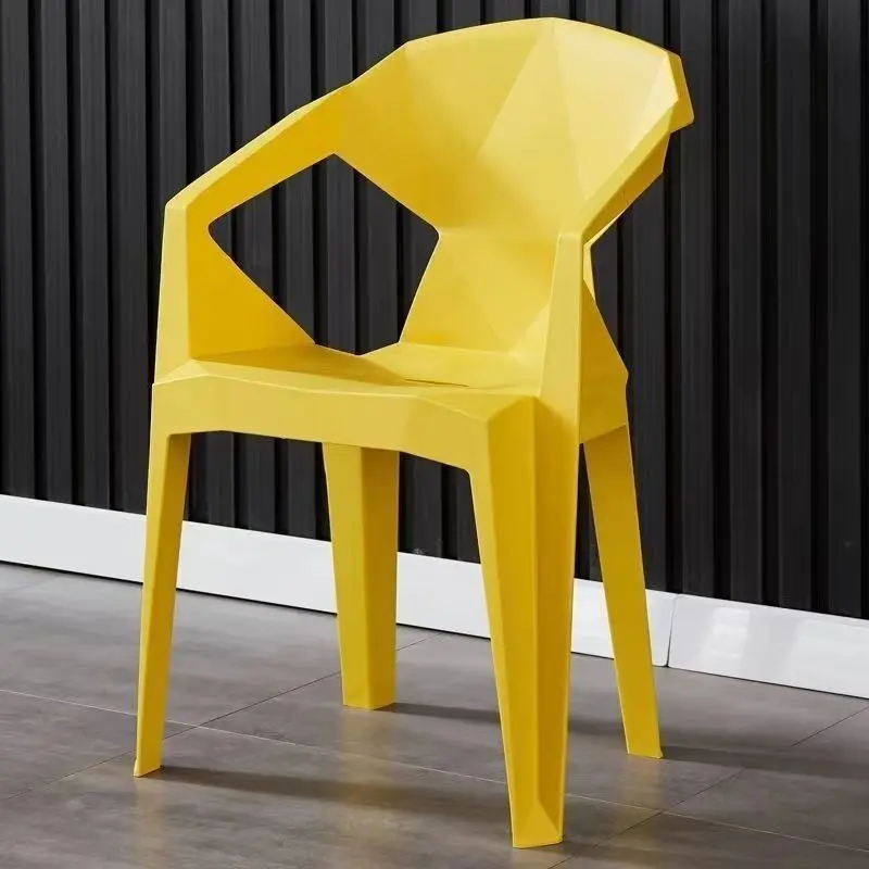 Design Kruk Meubilair Eetkamer Kinderstoel Eenvoudige tafelstoelen Kunststof eetkamerstoel