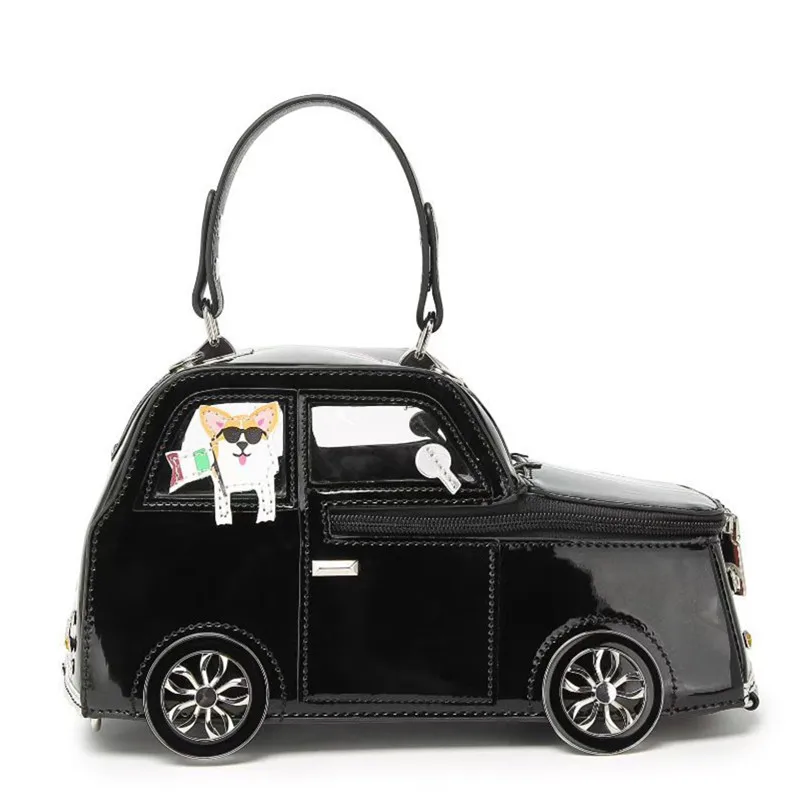 2026 New Cute Cartoon Car Shaped Handbag Ladies Creative 3D Personality Bag Fashionable Ladies Tote Bag