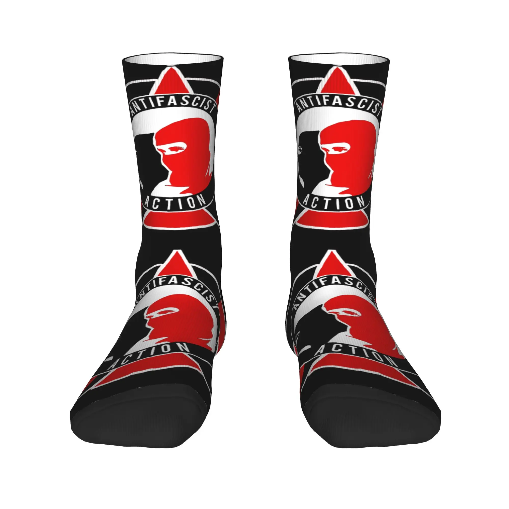

Antifaschistische Aktion Antifa Dress Socks for Men Women Warm Fashion Novelty Crew Socks