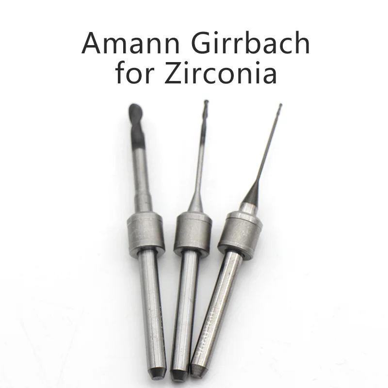 

Стоматологические фрезерные боры Amann Girrbach для фрезерных боров из ПММА с циркониевым воском Cad Cam, покрытие DC SHC