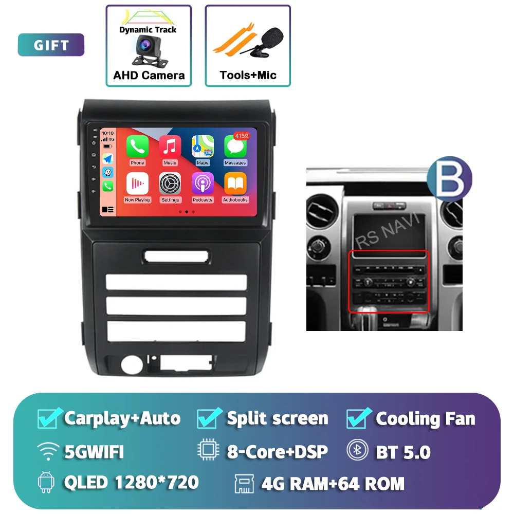 Android 15 Carplay Auto Radio Multimedia Speler Voor Ford F150 P415 Raptor 2008-2014 E53 X5 M5 autoradio Stereo Head Unit