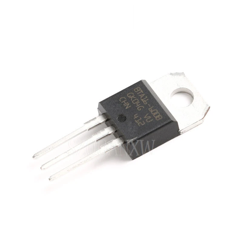 10PCS/LOT BTA06-600B BTA08 BTA10 BTA12 BAT16-800B BTA20-600CSeries Bidirectional Triode Thyristor Direct Plug Triode TO-220