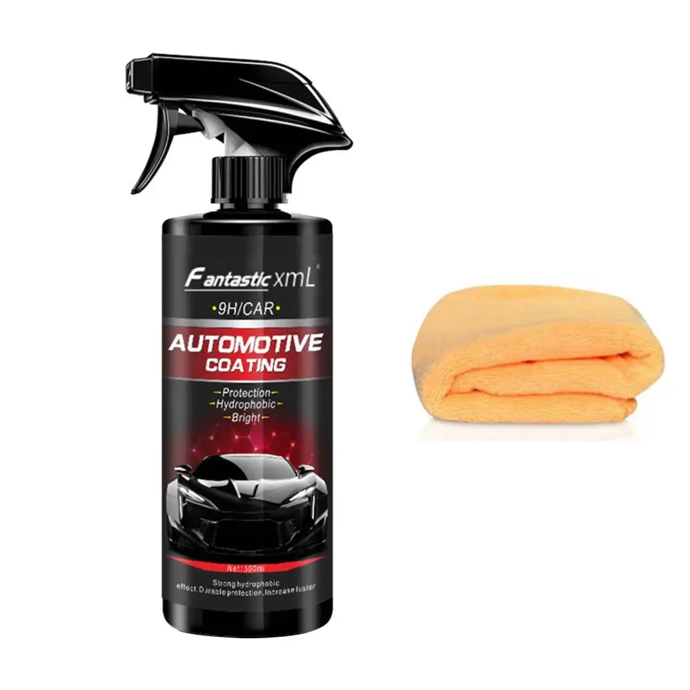 500ml Car Nano Ceramic Coating Spray Sealing Waterless for Car Detail Paint Protection and Scratches 9H Nano Coating Agent