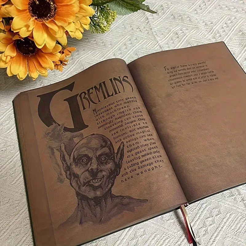 Charmed Shadow Book - Green Skin Dark Shadow Character Creation Magic Book