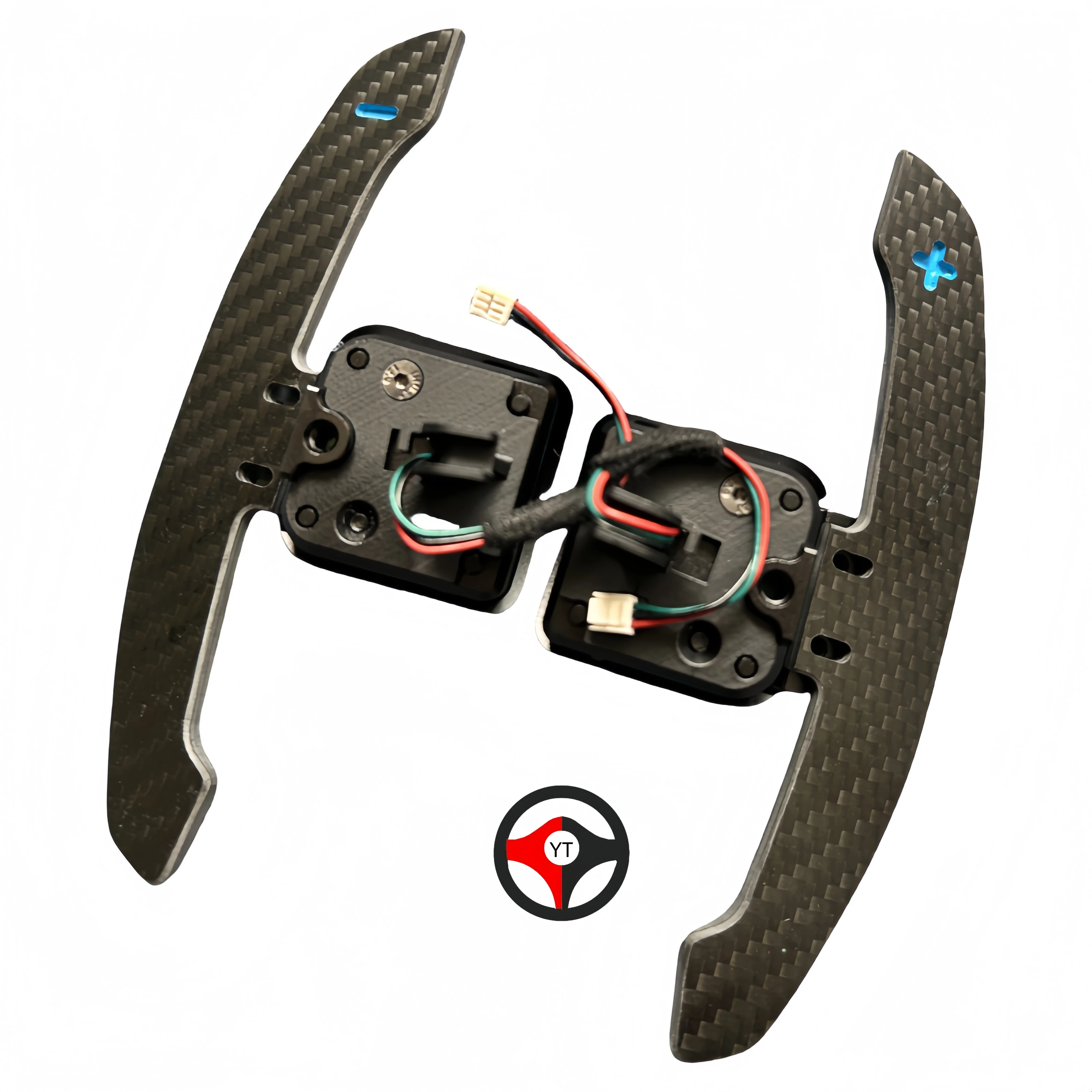 

For AUDI RS3 Magnetic Carbon Fiber Steering Wheel Shift Paddles / Color Customized Replacement Extended Shift Paddle