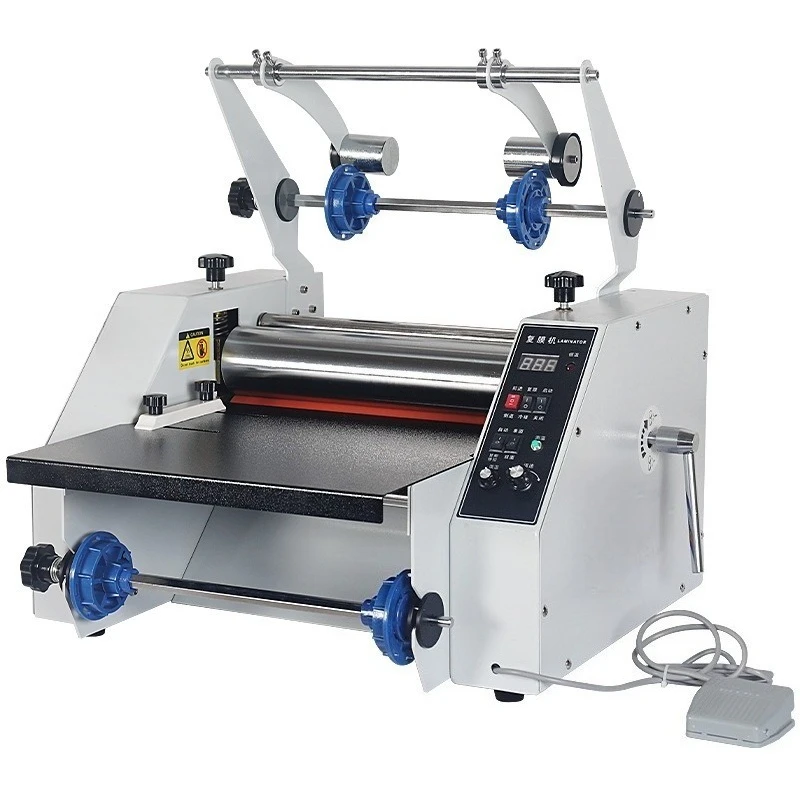 

350 Laminating Machine Hot/Cold Laminator Laminator for Vinyl Prints and Self-Adhesive Materials Film Pressing Machine